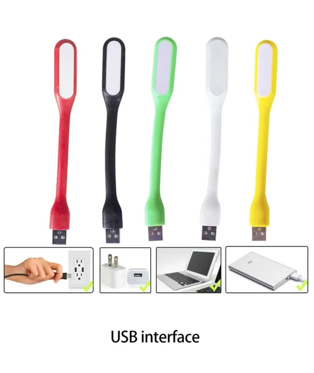 SeeMpp USB 5V LED Book Reading Light Lamp Mini Travel Table Lamp For Power Bank PC Notebook Laptop Flexible Bendable Night Light