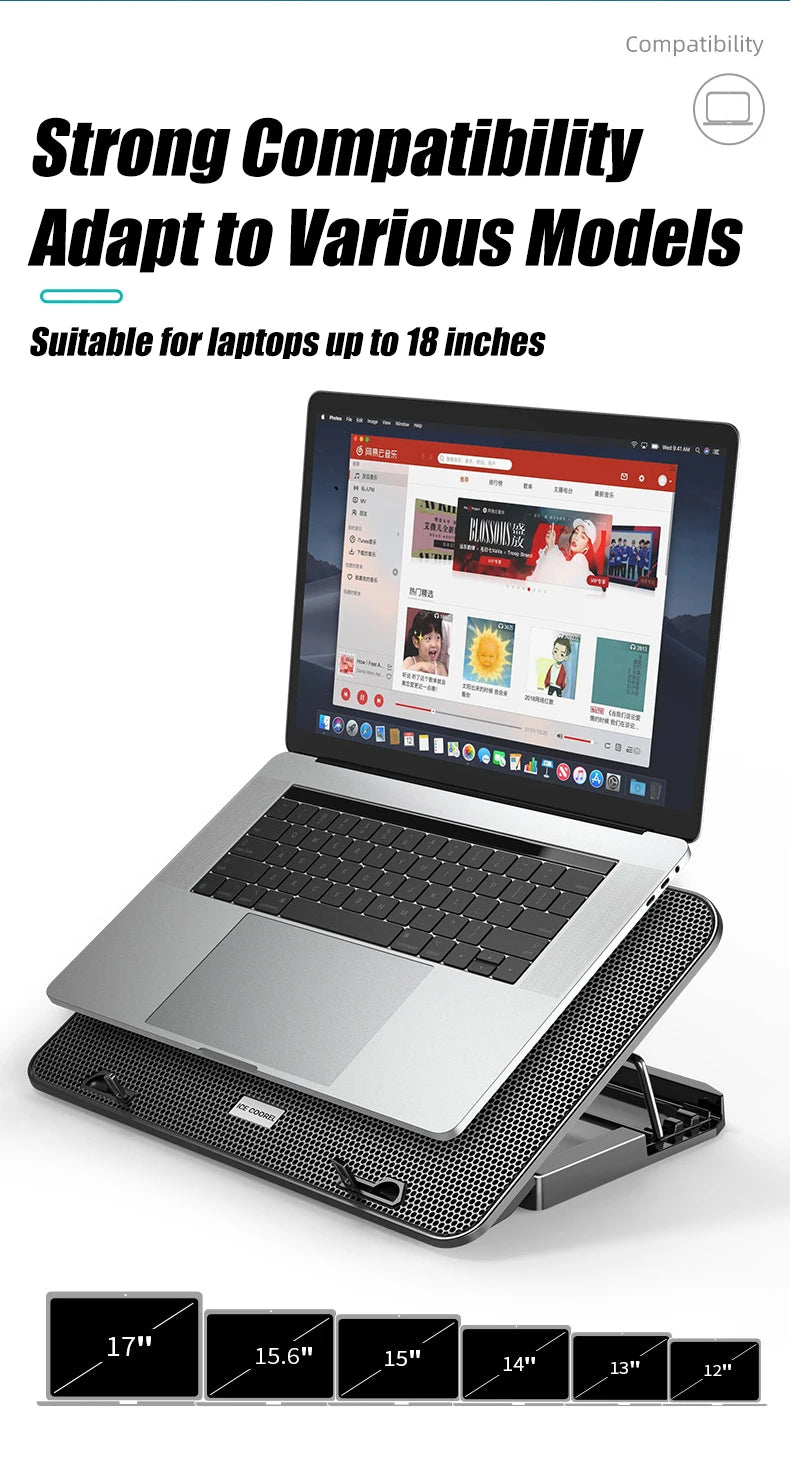 Laptopkühler 12 - 17 Zoll