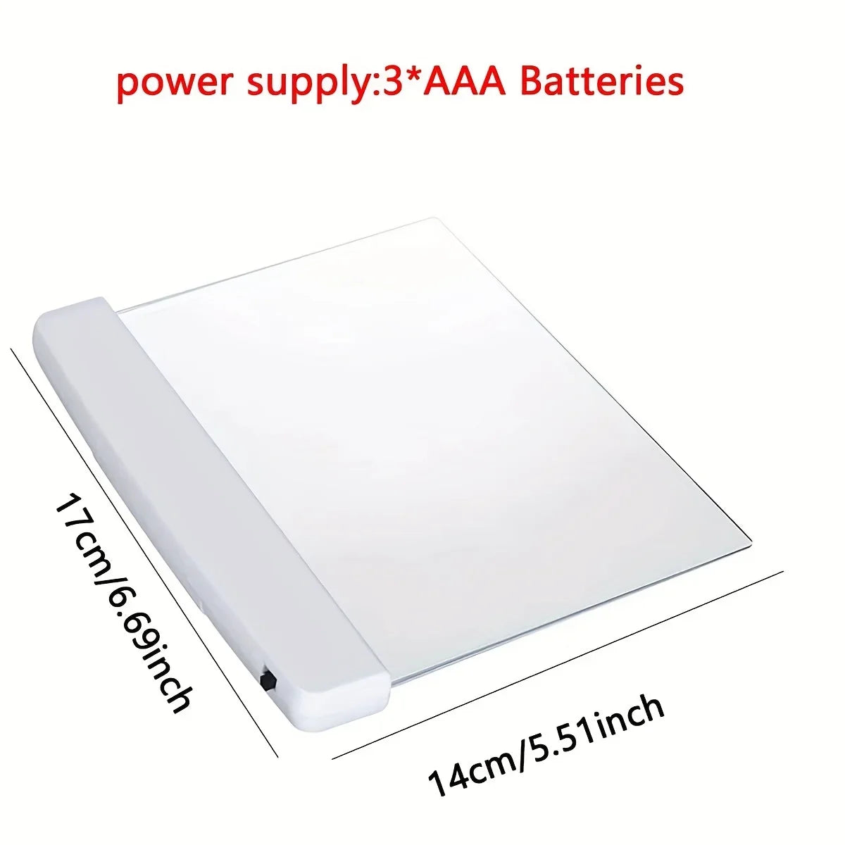 Flache LED Buchleuchte