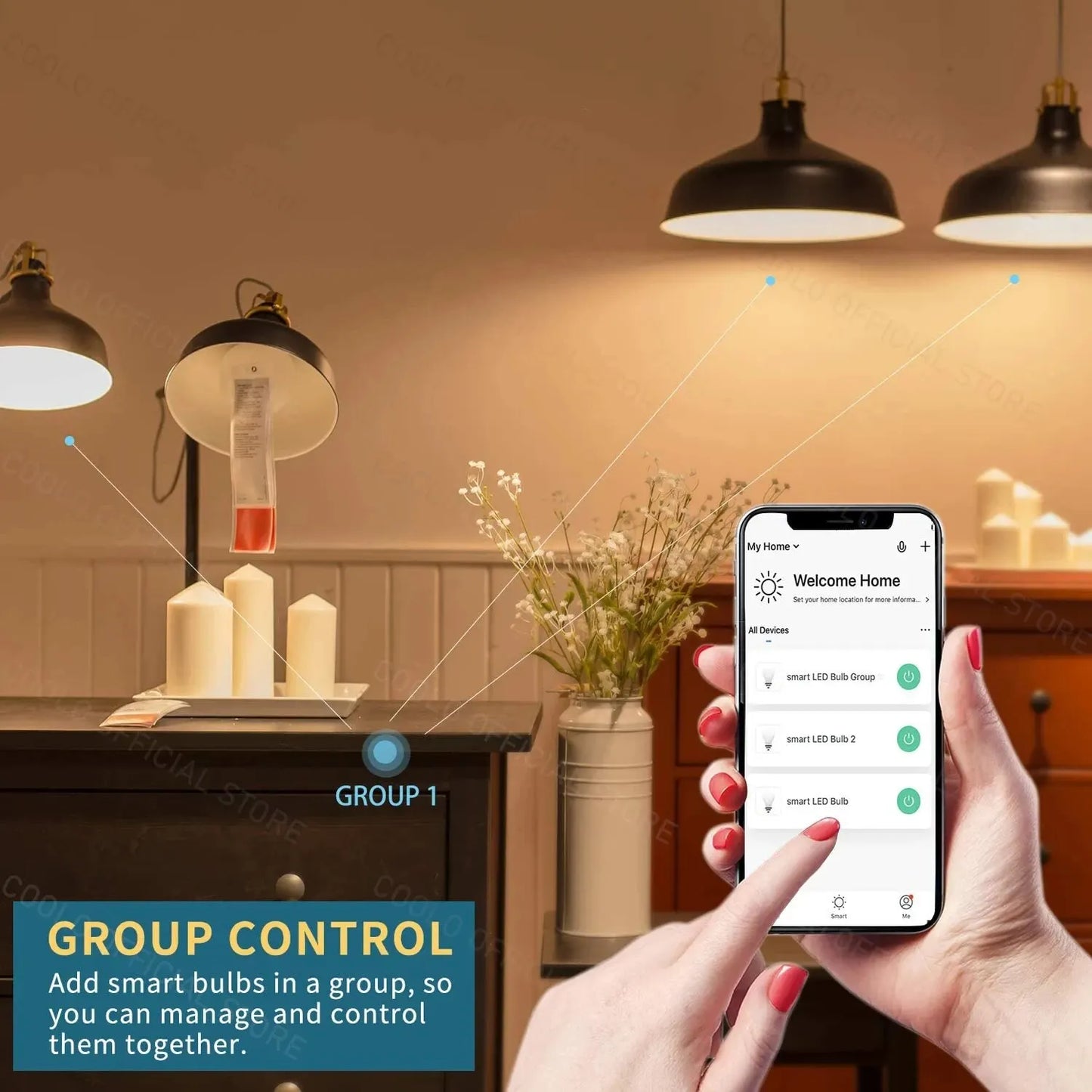 WiFi LED Bulb E27 85-265V for Zigbee Smart Alexa LED Light Lamp Dimming For EWelink Google Voice Control RGB Bedroom Home Decor