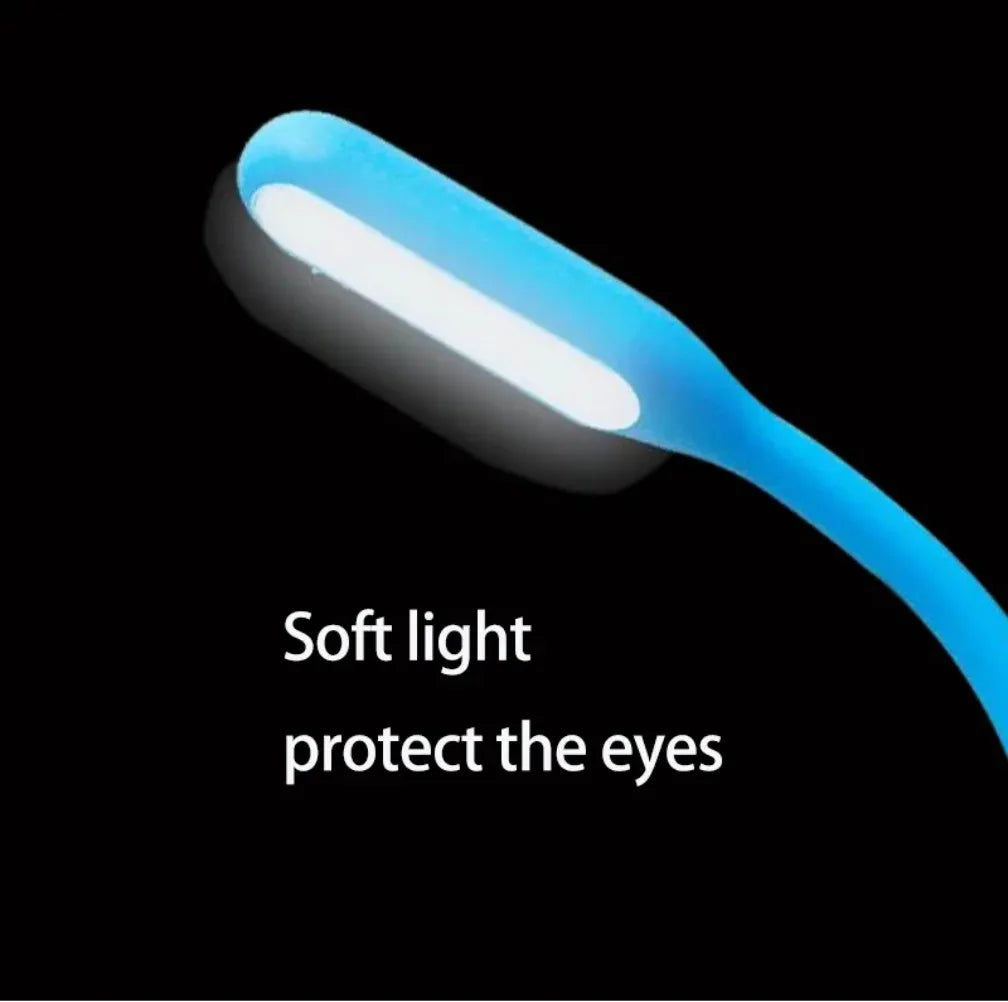 SeeMpp USB 5V LED Book Reading Light Lamp Mini Travel Table Lamp For Power Bank PC Notebook Laptop Flexible Bendable Night Light