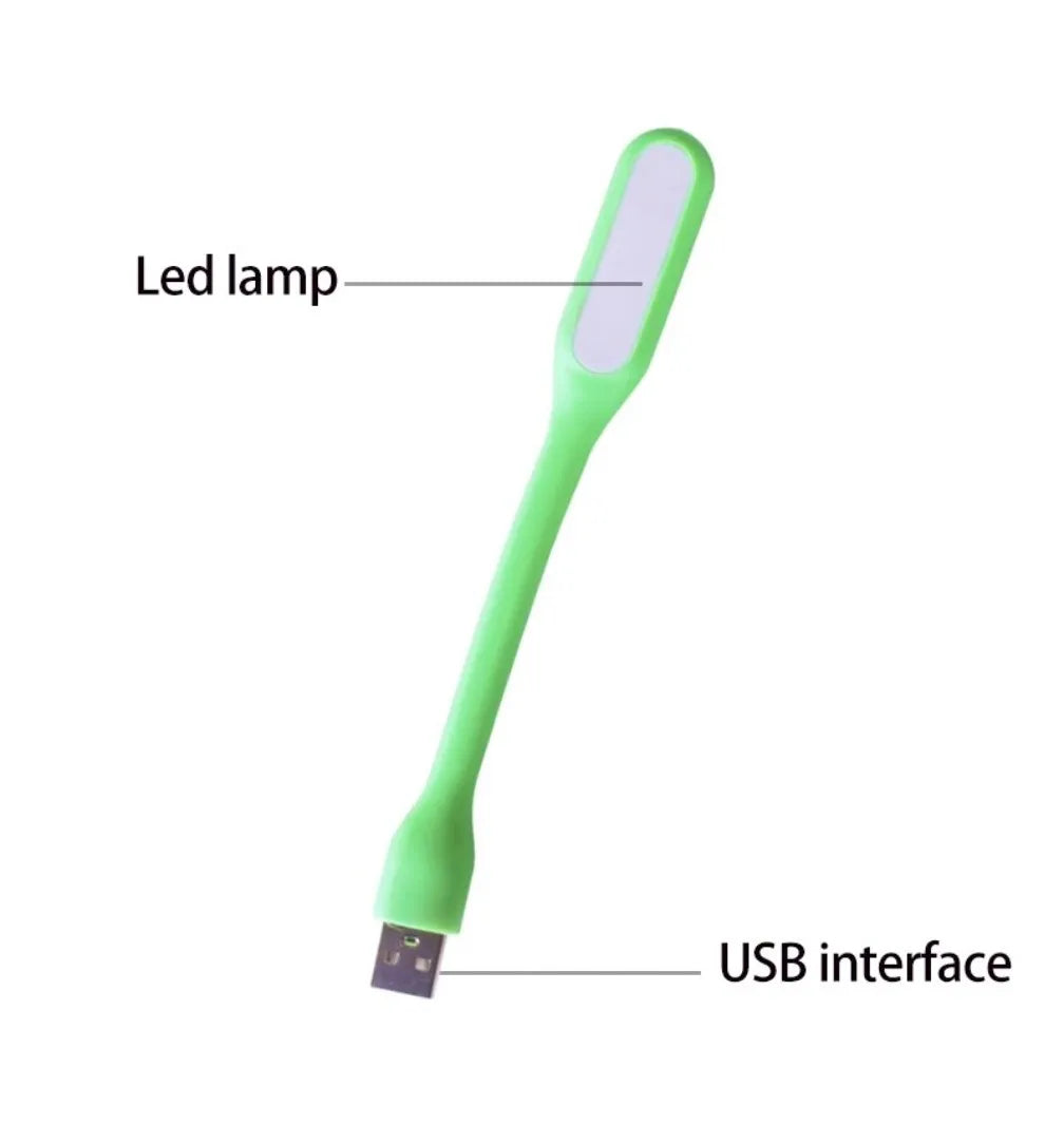SeeMpp USB 5V LED Book Reading Light Lamp Mini Travel Table Lamp For Power Bank PC Notebook Laptop Flexible Bendable Night Light