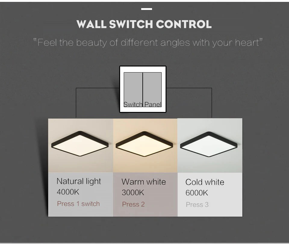 MARPOU Smart LED Ceiling Lamp Wood Grain App Voice Control Alexa/Google Remote Control Square Ceiling Lights Living Room CCT