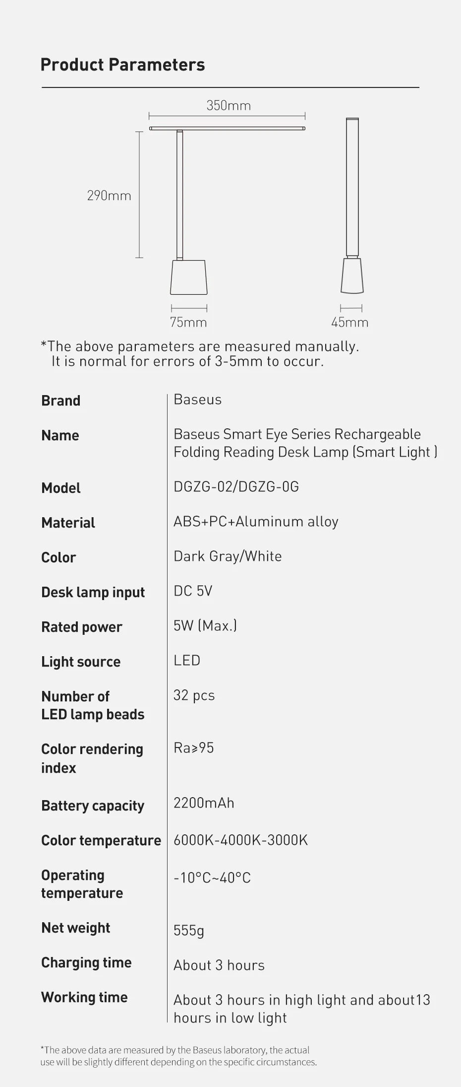 Baseus LED Schreibtischlampe