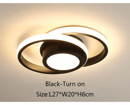 Modern New Smart Home Hotel Living Room Decoration Acrylic Led Square Ceiling Lights Fixtures Customized Gifts