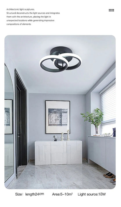 Modern LED Aisle Ceiling Lights Nodic Home Lighting Led Surface Mounted for Bedroom Living Room Corridor Light Balcony Lights
