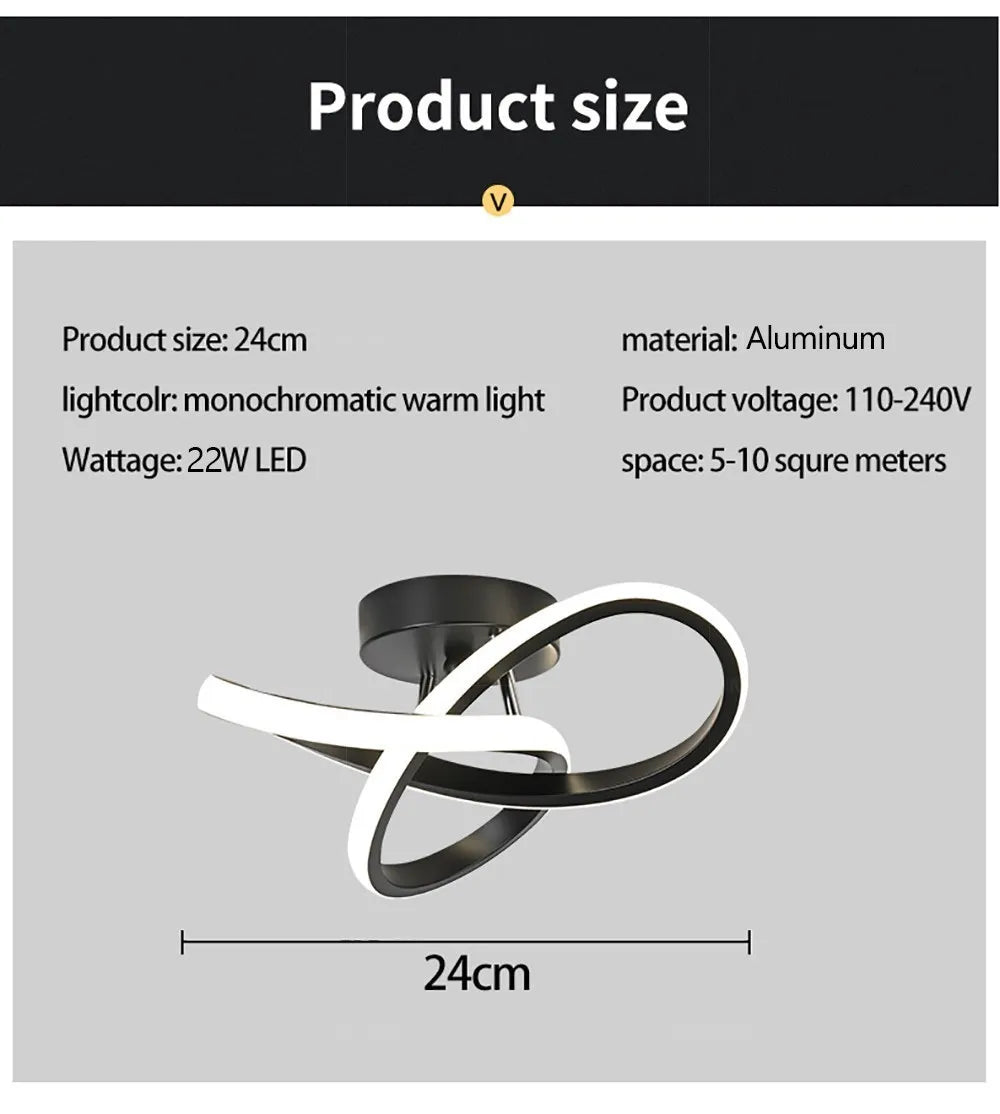 Modern LED Aisle Ceiling Lights Nodic Home Lighting Led Surface Mounted for Bedroom Living Room Corridor Light Balcony Lights