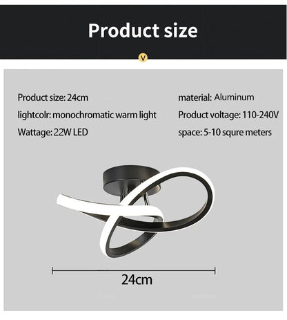 Modern LED Aisle Ceiling Lights Nodic Home Lighting Led Surface Mounted for Bedroom Living Room Corridor Light Balcony Lights