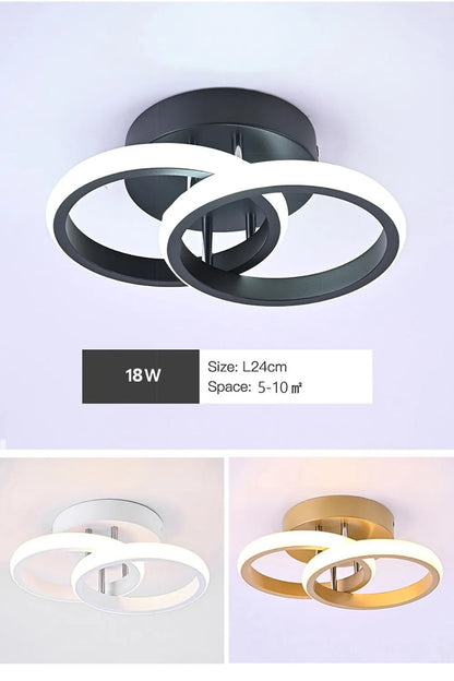 Modern LED Aisle Ceiling Lights Nodic Home Lighting Led Surface Mounted for Bedroom Living Room Corridor Light Balcony Lights