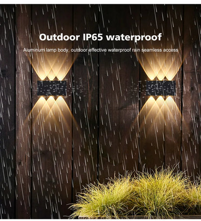 Up and Down LED Wall Lamp Waterproof IP65 Aluminium Interior Wall Light For Bedroom Living Room Corridor Indoor Outdoor Lighting