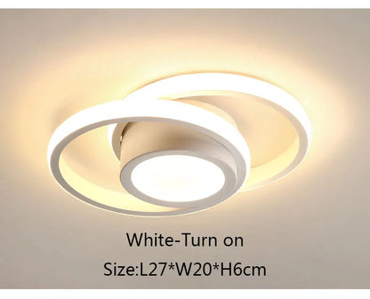 Modern New Smart Home Hotel Living Room Decoration Acrylic Led Square Ceiling Lights Fixtures Customized Gifts