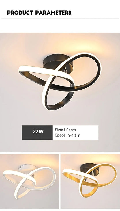Modern LED Aisle Ceiling Lights Nodic Home Lighting Led Surface Mounted for Bedroom Living Room Corridor Light Balcony Lights