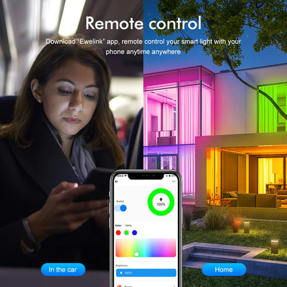WiFi LED Bulb E27 85-265V for Zigbee Smart Alexa LED Light Lamp Dimming For EWelink Google Voice Control RGB Bedroom Home Decor