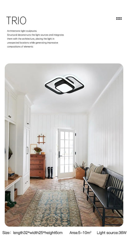 Modern LED Aisle Ceiling Lights Nodic Home Lighting Led Surface Mounted for Bedroom Living Room Corridor Light Balcony Lights