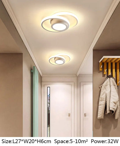 Modern New Smart Home Hotel Living Room Decoration Acrylic Led Square Ceiling Lights Fixtures Customized Gifts